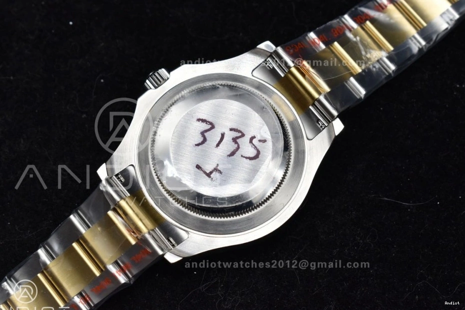 YG 116623 Edition Plated Bracelet on SS YG SA3135 GMF White Best Dial Yacht-Master 1108